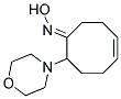 8-MORPHOLINO-4-CYCLOOCTEN-1-ONEOXIME Struktur