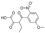 ETHYL(5-METHOXY-2-NITROBENZOYL)PYRUVATE Struktur