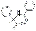 DL-2-BENZOYLAMINO-2-PHENYLPROPIONICACID Struktur