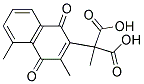 DIMETHYL(3-METHYL-1,4-DIOXO-1,4-DIHYDRO-2-NAPHTHYL)MALONATE Struktur