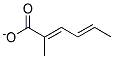 METHYLTRANS,TRANS-2,4-HEXADIENOATE Struktur