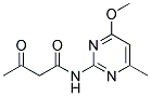 N-(4-METHOXY-6-METHYL-2-PYRIMIDINYL)ACETOACETAMIDE Struktur