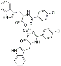 P-CHLOROBENZOYL-L-TRYPTOPHANCALCIUMSALT Struktur