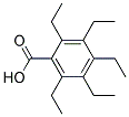 PENTAETHYLBENZOICACID Struktur