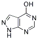 PYRAZOLO(3,4-D)PYRIMIDIN-4-OL Struktur