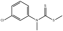 Methyl(3-chlorophenyl)methylcarbamodithioate Struktur