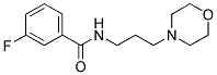 3-Fluoro-N-(3-morpholin-4-yl-propyl)-benzamide Struktur