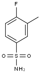 4-Fluoro-3-methylbenzenesulfonamide Struktur