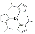 Tris(i-propylcyclopentadienyl)dysprosium Struktur