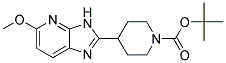 tert-butyl 4-(5-methoxy-3H-imidazo[4,5-b]pyridin-2-yl)piperidine-1-carboxylate Struktur