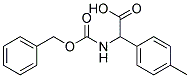 {[(benzyloxy)carbonyl]amino}(4-methylphenyl)acetic acid Struktur