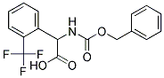 (2R)-{[(benzyloxy)carbonyl]amino}[2-(trifluoromethyl)phenyl]ethanoic acid Struktur