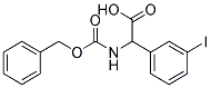 {[(benzyloxy)carbonyl]amino}(3-iodophenyl)acetic acid Struktur