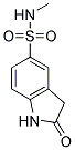 N-methyl-2-oxo-2,3-dihydro-1H-indole-5-sulfonamide Struktur