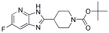 tert-butyl 4-(6- fluoro -3H-imidazo[4,5-b]pyridin-2-yl)piperidine-1-carboxylate Struktur