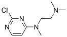 N-(2-chloropyrimidin-4-yl)-N,N',N'-trimethylethane-1,2-diamine Struktur