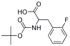 2-[(tert-butoxycarbonyl)amino]-3-(2-fluorophenyl)propanoic acid Struktur