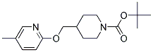 4-(5-Methyl-pyridin-2-yloxymethyl)-piperidine-1-carboxylic acid tert-butyl ester Struktur