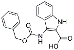 3-{[(benzyloxy)carbonyl]amino}-1H-indole-2-carboxylic acid Struktur