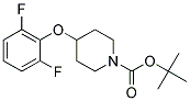 4-(2,6-Difluoro-phenoxy)-piperidine-1-carboxylic acid tert-butyl ester Struktur