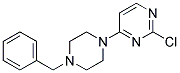 4-(4-benzylpiperazin-1-yl)-2-chloropyrimidine Struktur