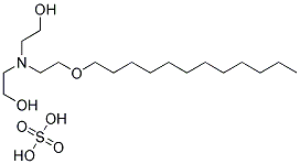 Triethanolamine lauryl ether sulfate Struktur