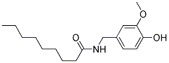 Pelargonic acid, vanilaylamide Struktur