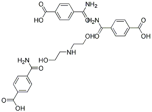 Diethanolamine tritosylamidate Struktur