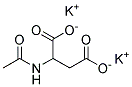 Bipotassium N-acetylaminosuccinate Struktur