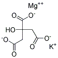 Potassium magnesium citrate Struktur