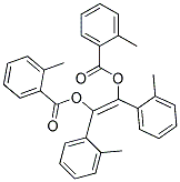 (Z)-1,2-BIS(O-TOLYL)VINYLENEBIS(O-TOLUATE) Struktur