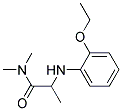 2-(O-ETHOXYANILINO)-N,N-DIMETHYLPROPIONAMIDE Struktur