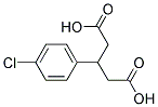 3-(P-CHLOROPHENYL)GLUTARICACID Struktur