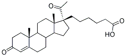 3,20-DIOXO-4-PREGNEN-17-YLHEXANOATE Struktur