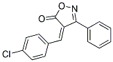 4-(4-CHLOROBENZYLIDENE)-3-PHENYL-2-ISOXAZOLIN-5-ONE Struktur