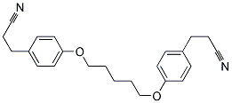 3,3'-(PENTAMETHYLENEBIS(OXY-P-PHENYLENE))DIPROPIONITRILE Struktur