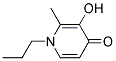 3-HYDROXY-2-METHYL-1-PROPYL-4(1H)-PYRIDINONE Struktur