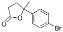 4-(P-BROMOPHENYL)-4-PENTANOLIDE Struktur