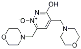 4,6-BIS(MORPHOLINOMETHYL)-3-PYRIDAZINOL1-OXIDE Struktur