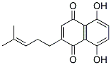 5,8-DIHYDROXY-2-(4-METHYL-3-PENTENYL)-1,4-NAPHTHOQUINONE Struktur