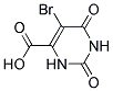 5-BROMO-2,6-DIOXO-1,2,3,6-TETRAHYDRO-4-PYRIMIDINECARBOXYLICACID Struktur