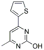 4-METHYL-6-(2-THIENYL)-2-PYRIMIDINOL Struktur