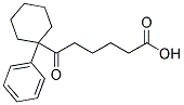 6-OXO-6-(1-PHENYLCYCLOHEXYL)HEXANOICACID Struktur