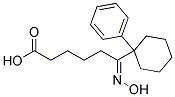 6-HYDROXYIMINO-6-(1-PHENYLCYCLOHEXYL)HEXANOICACID Struktur