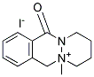 5-METHYL-11-OXO-1,2,3,4,6,11-HEXAHYDROPYRIDAZINO(1,2-B)PHTHALAZINIUMIODIDE Struktur