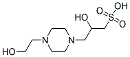 B-HYDROXY-4-(2-HYDROXYETHYL)-1-PIPERAZINEPROPANESULFONICACID Struktur