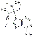 DIETHYL(6-AMINO-9H-PURIN-9-YL)MALONATE Struktur