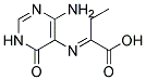 ETHYL(4-AMINO-6-OXO-1,6-DIHYDRO-5-PYRIMIDINYLIMINO)ACETATE Struktur