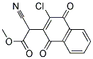 METHYL2-(3-CHLORO-1,4-DIOXO-1,4-DIHYDRO-2-NAPHTHYL)-2-CYANOACETATE Struktur