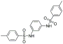 N,N'-(M-PHENYLENE)BIS(P-TOLUENESULFONAMIDE) Struktur